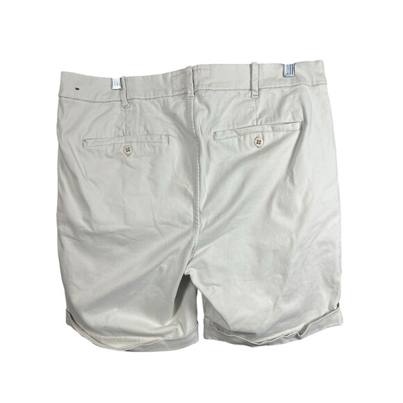 Abercrombie & Fitch Men’s Chino Shorts‎ 36 Pleated Cuffed Preppy Hamptons Resort - Picture 7 of 11
